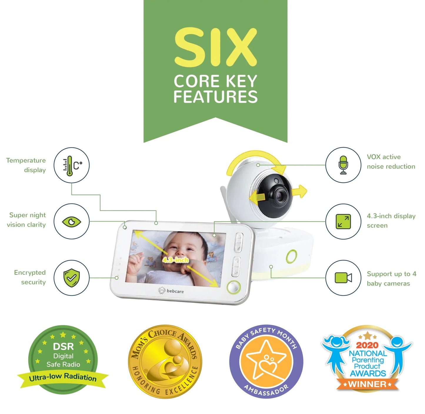 BEBCARE MOTION - SMART VIDEO BABY MONITOR(SG)