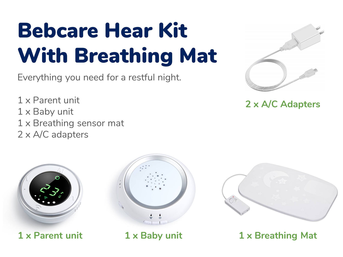 BEBCARE HEAR - DIGITAL AUDIO BABY MONITOR(SG)
