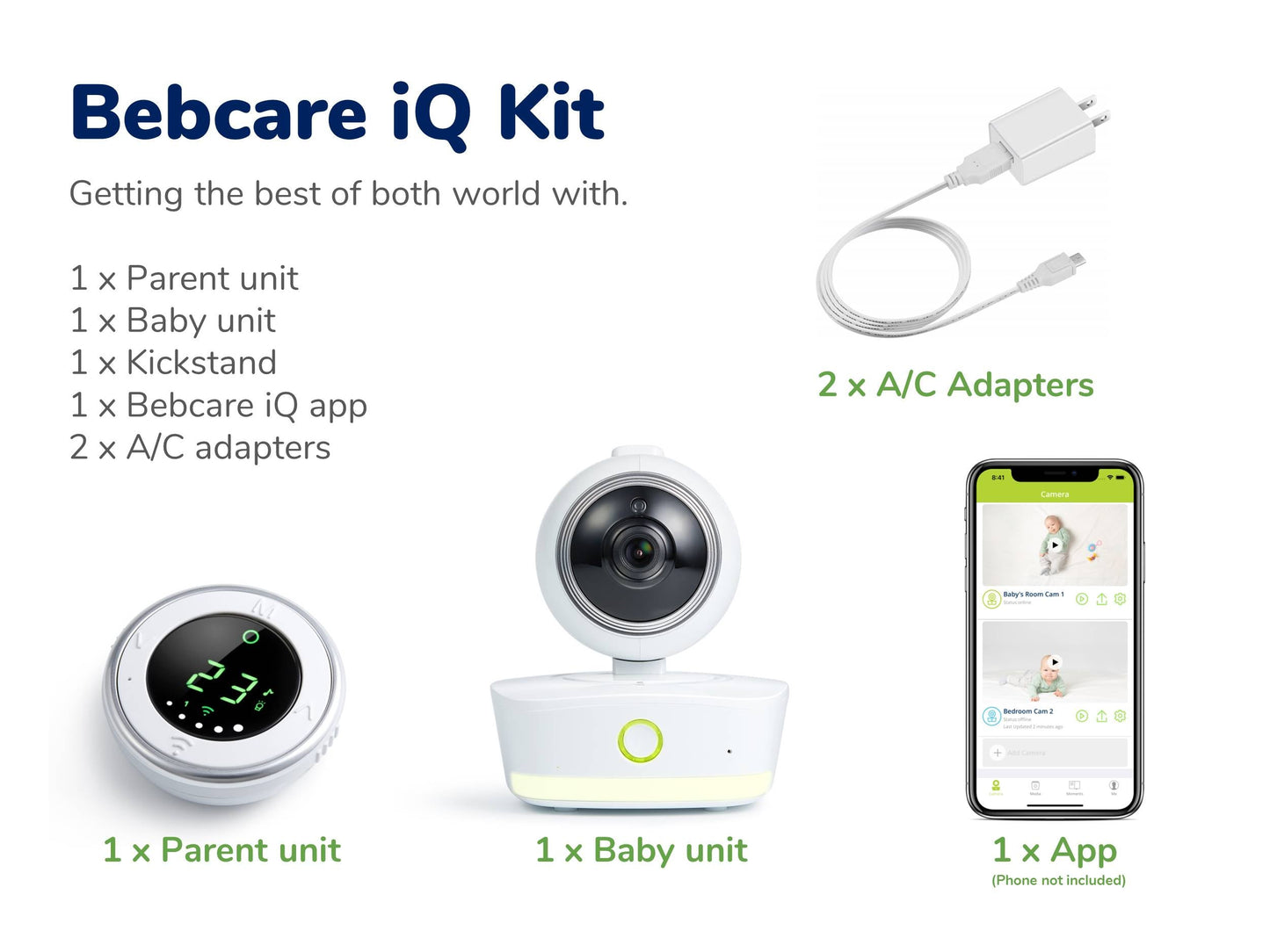 BEBCARE IQ - WIFI HD BABY MONITOR(SG)