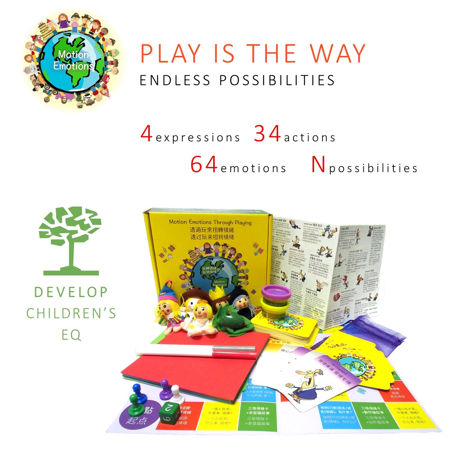 Metocha EQ development board game - Motion Emotions(SG)
