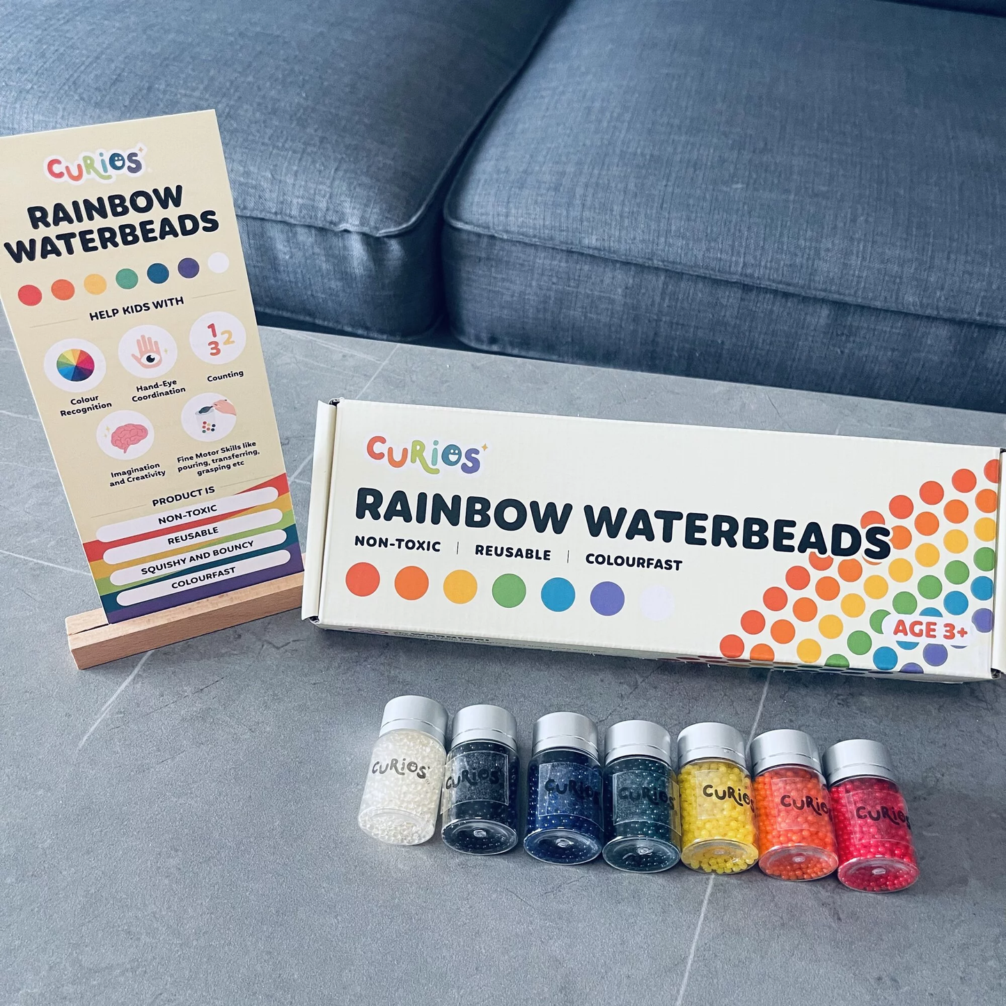 Curios - Rainbow Waterbeads(SG)