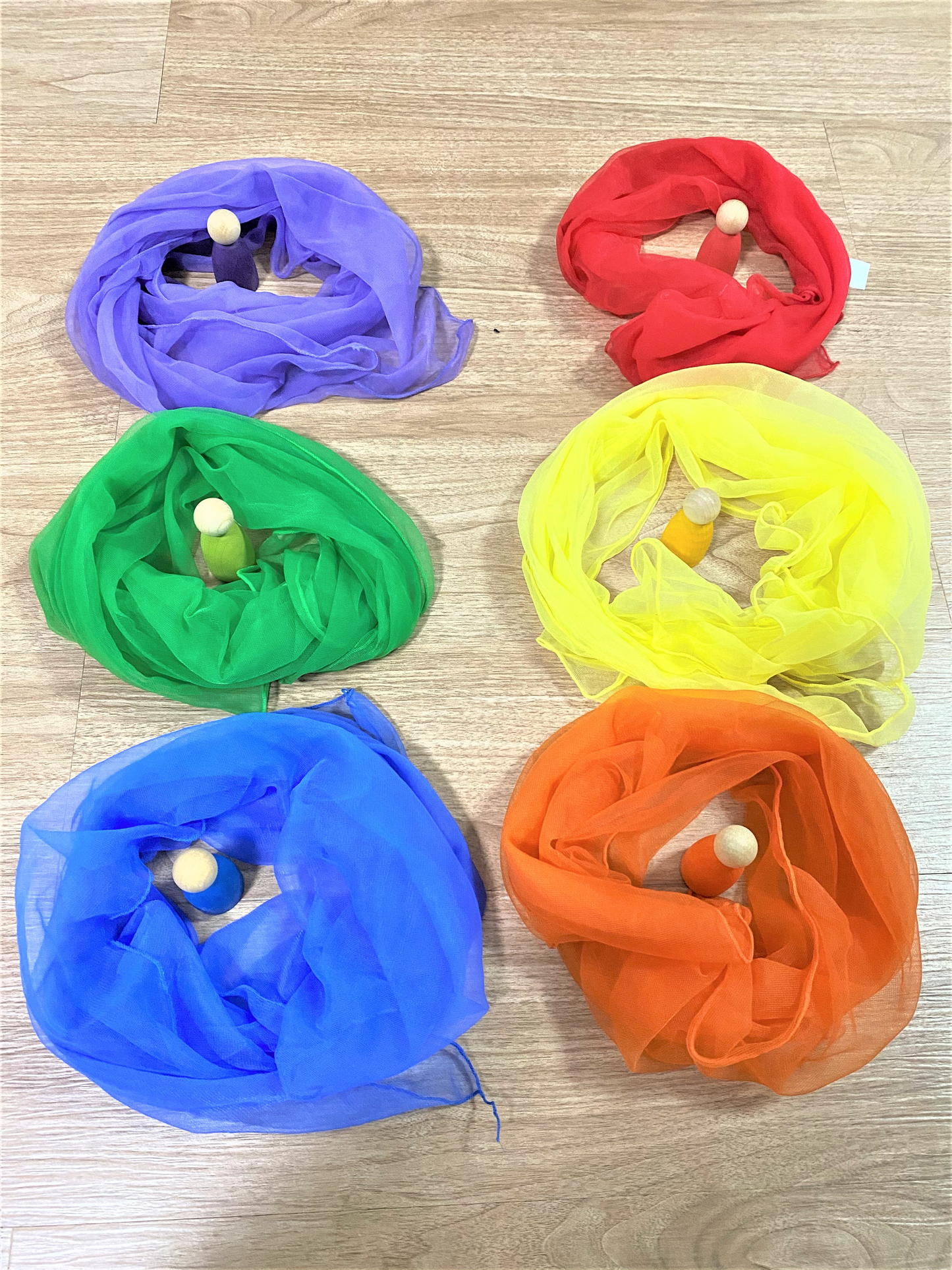 Curios - Rainbow Play Scarves(SG)