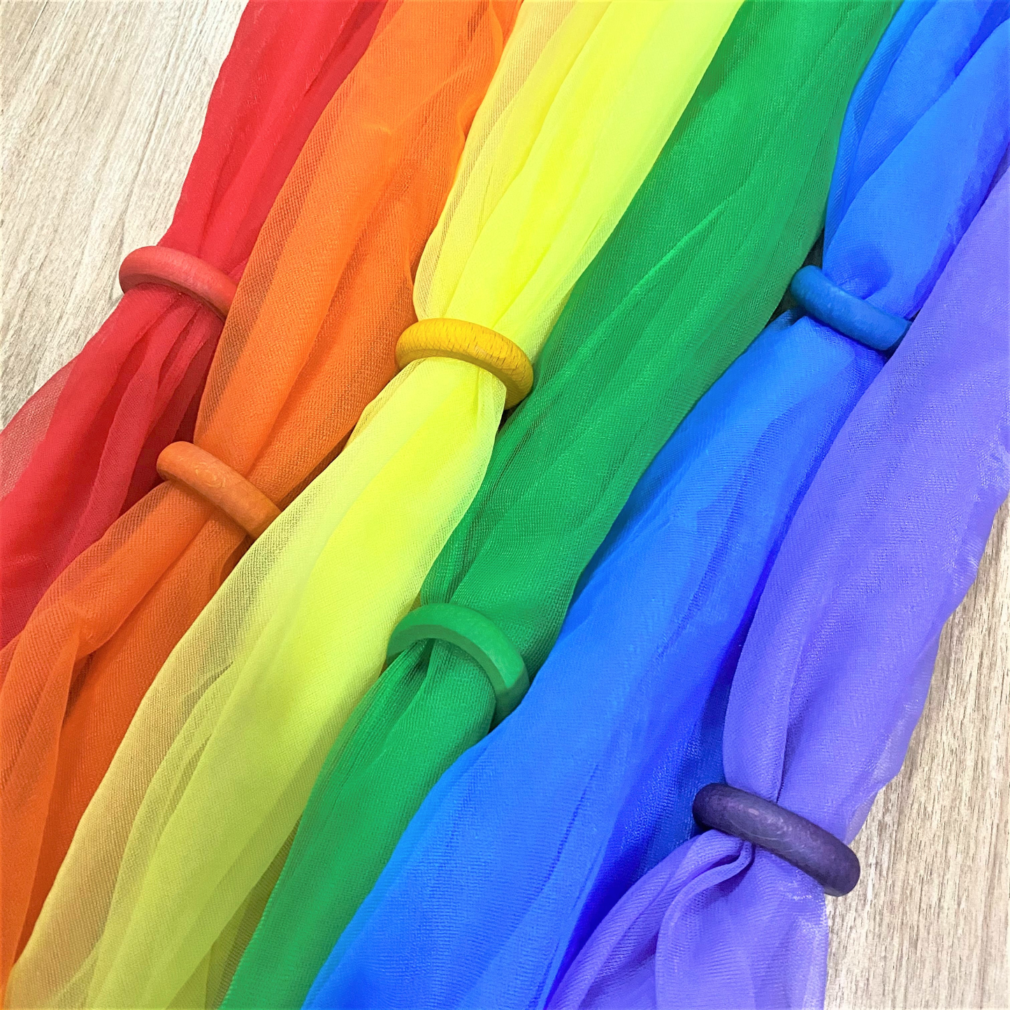 Curios - Rainbow Play Scarves(SG)